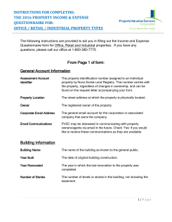 office / retail / industrial property type