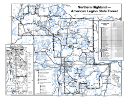 Northern Highland — American Legion State Forest