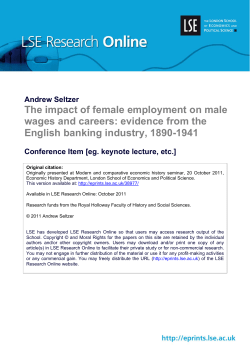 The impact of female employment on male wages and careers