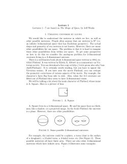 Lecture 1 Lectures 1 - The Math Forum @ Drexel