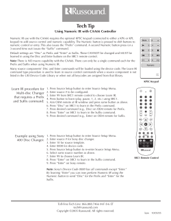 tech tip CAA66