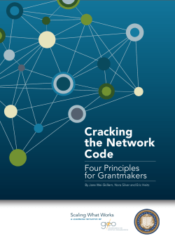 Cracking the Network Code - Community