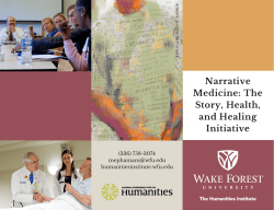 to view the Story, Health, and Healing Initiative brochure