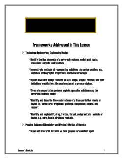 Lesson1 rockets - Engineering Your World