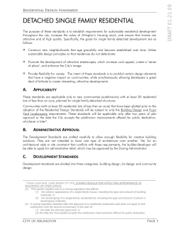 DETACHED SINGLE FAMILY RESIDENTIAL
