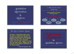 Antebellum Reform Movements