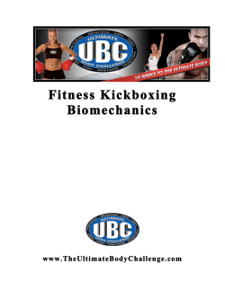 Fitness Kickboxing Biomechanics