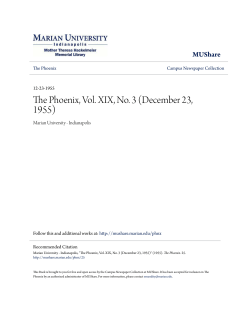 The Phoenix, Vol. XIX, No. 3 (December 23, 1955)
