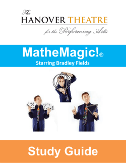 the MatheMagic Study guide.