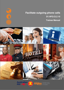 Facilitate outgoing phone calls