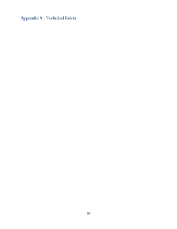 Technical Briefs - Climate Action Program