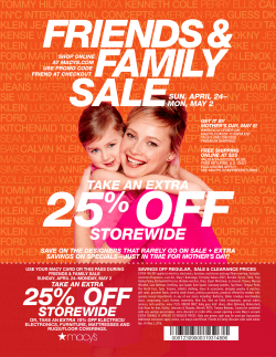 MON, MAY 2 - Macy`s, Inc.