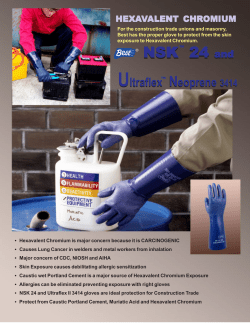 Hexavalent Chromium Product Sheet Australia.pmd