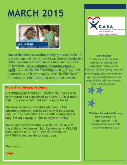 March 2015 - Richland County CASA