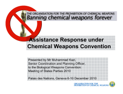 OPCW - Biological Weapons Convention