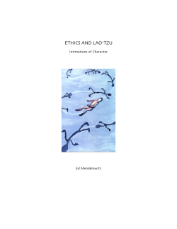 ethics and lao-tzu