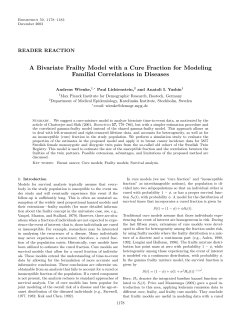 A Bivariate Frailty Model with a Cure Fraction for Modeling Familial