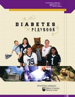 Diabetes Playbook - Penn State Health