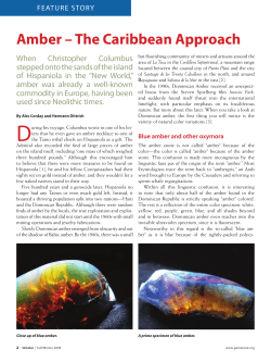 Amber &ndash; The Caribbean Approach