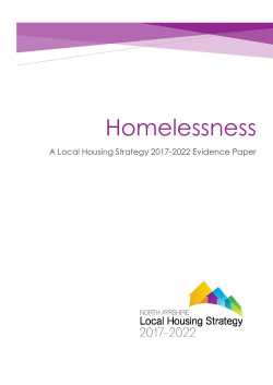 Homelessness - North Ayrshire Council