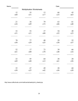 12 x60 35 x51 13 x17 66 x33 43 x63 21 x34 34 x49 79 x72 63 x86