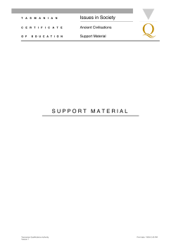 SUPPORT MATERIAL