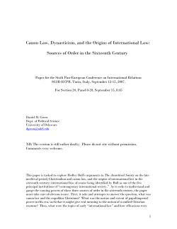 2007 - European International Studies Association