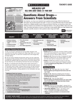 PDF version - Scholastic Heads Up