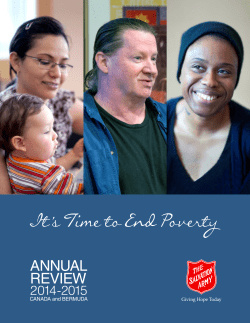 Its Time to End Poverty `