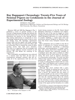 Ray rappaport chronology: Twenty-five years of seminal papers on