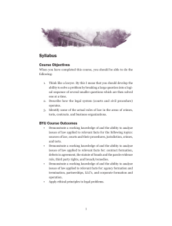 Syllabus