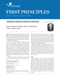 James Madison: Father of the Constitution