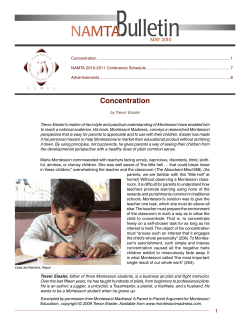 Bulletin - Montessori International School
