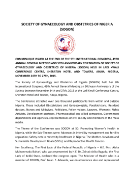 access the 2015 Conference communiqu&eacute;