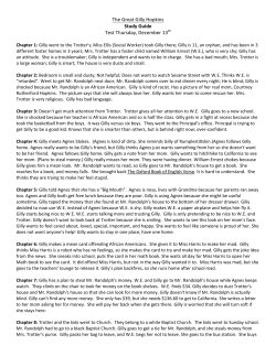 The Great Gilly Hopkins Study Guide