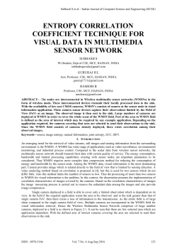 entropy correlation coefficient technique for visual data in