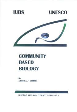 Community-based biology - UNESDOC