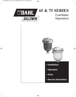 Form 4060 - Baldwin Filters