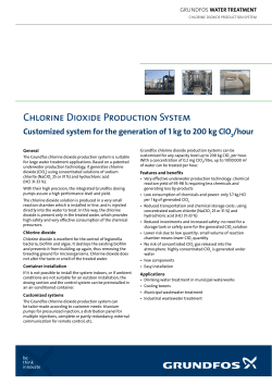 Chlorine Dioxide Production System