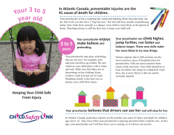 3-5 years - Child Safety Link