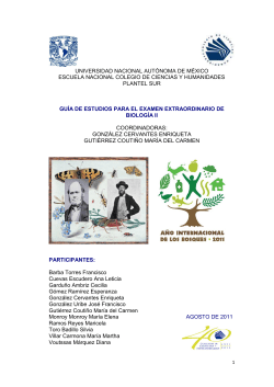 Biolog&iacute;a II. - CCH Sur