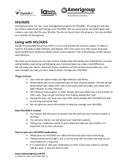HIV/AIDS Living with HIV/AIDS