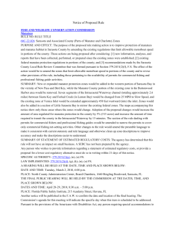 Notice of Proposed Rule