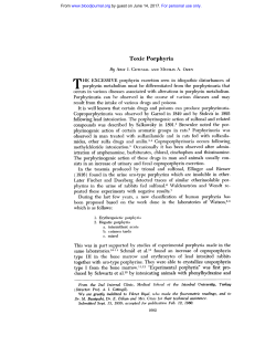 Toxic Porphyria