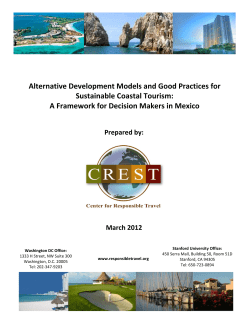 Alternative Development Models and Good Practices for