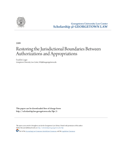 Restoring the Jurisdictional Boundaries Between Authorizations and