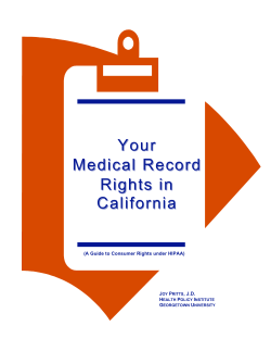 Medical Record Rights in California