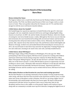 Sugaree Ranch of Horsemanship Barn Buzz