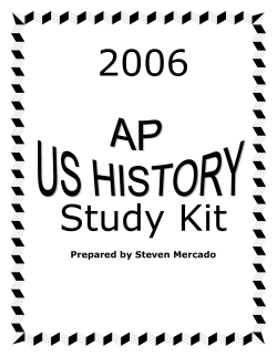 Prepared by Steven Mercado