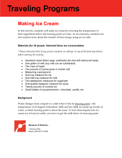 Making Ice Cream
